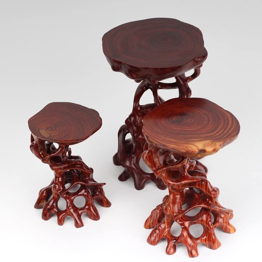 Amazon.com : Bonsai Display Stand Plant Shelves Hand-Carved Crafts